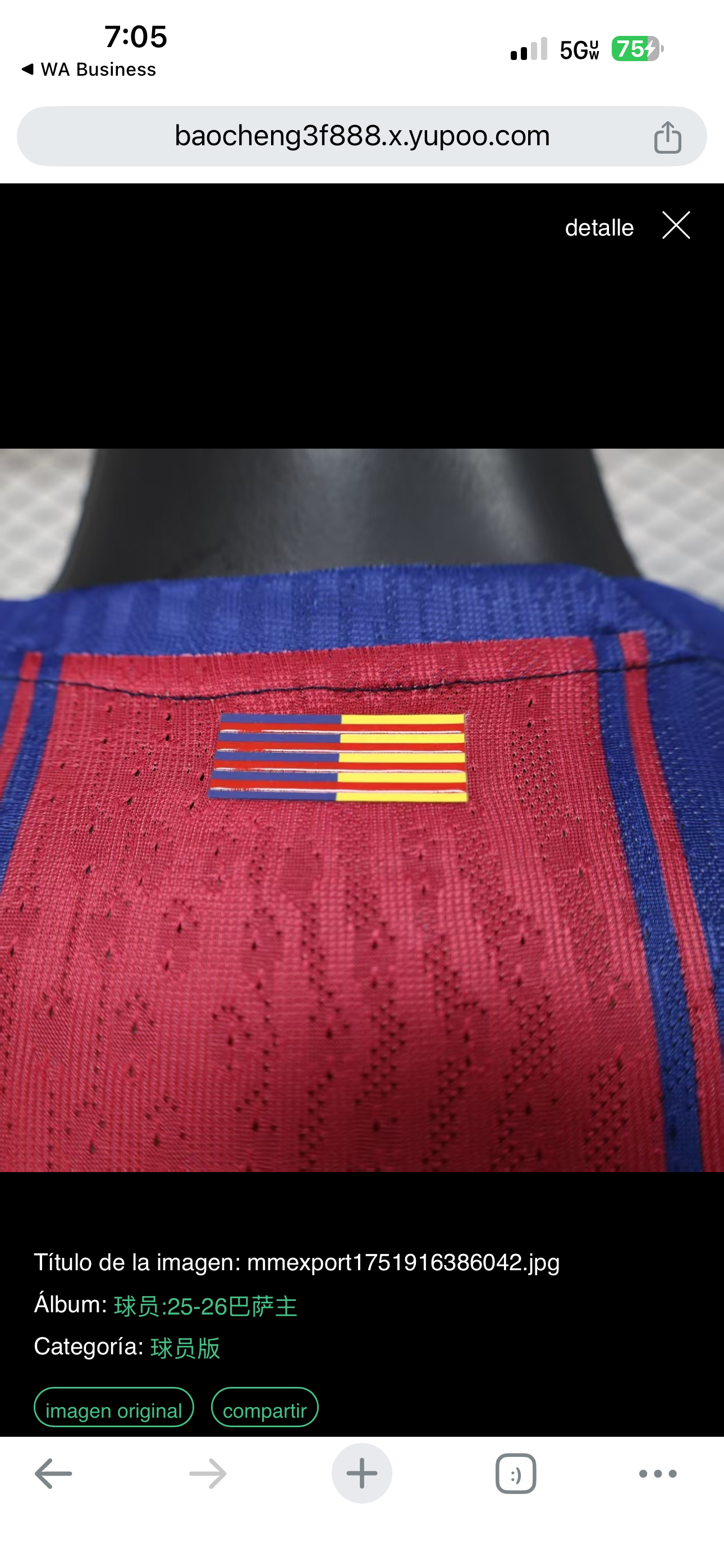 Camisetas del Barcelona